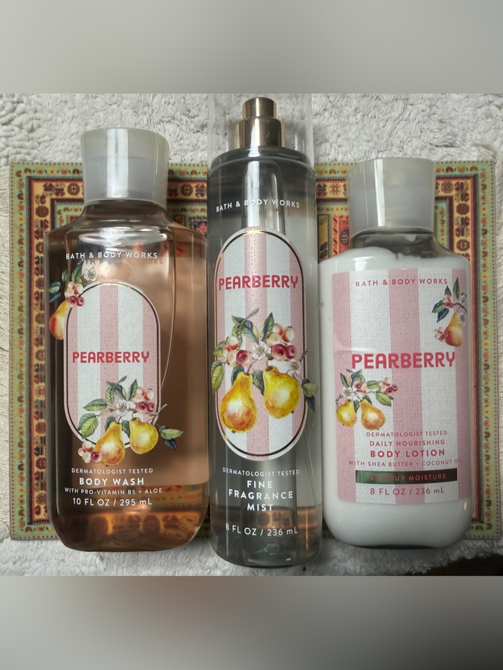 NWT Bath & Body Works Pearberry Bundle